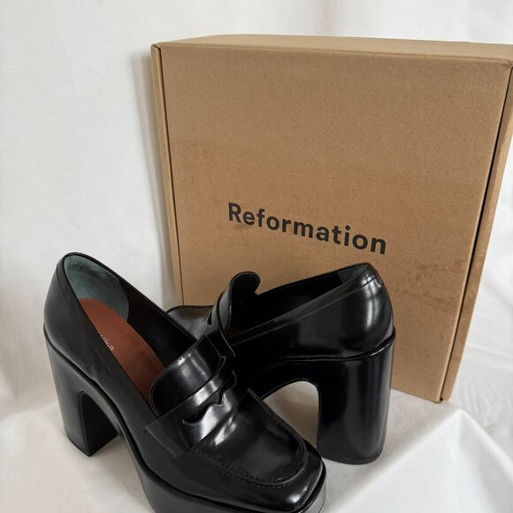 Reformation Lolita Platform Loafer, Size 7 - NEW IN BOX - A Taylor Swift Fav! - Picture 9 of 10